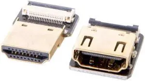 JAENFONG Straight HDMI Type-A Male to Female FPC Flat Cable for HDTV Multicopter Aerial Photography