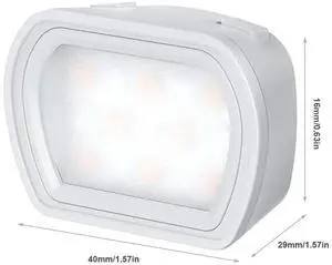 Magnetic Fill Light Action Camera Fill Light 3 Adjustable Brightness LED Fill Light 3 Color Temp Filming Light for Pocket 3