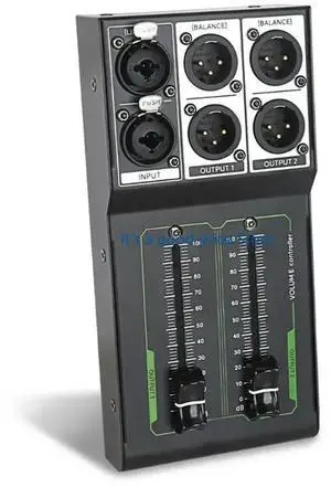 Professional Passive Volumes Controller for Studio and Live Sound Equipment Low Noise Interferences Broad Compatible