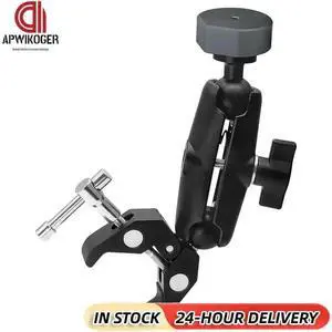 For Starlink Mini Clamp Bracket Kit Adjustable Pole Mount Roof Mount for RV Ladders Roof Rack Balcony