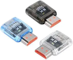 JAENFONG 3pcs/set HDMI Male to HDMI 2.1 Female UHD Extension Adapter Extender with Smart LED Light Support 8K 60hz HDTV