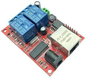 LAN Ethernet WEB Server Relay Board Delay Switch 2 Channel TCP UDP Controller Module Relay Board for Android APP