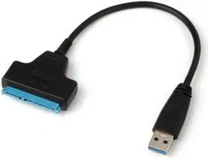 JAENFONG Super speed 5Gbps USB 3.0 to SATA 22 Pin Adapter Cable for 2.5" Hard disk driver SSD
