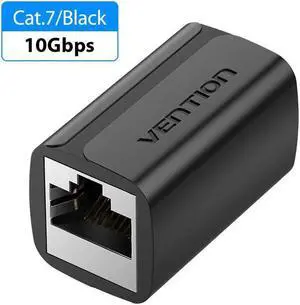 JAENFONG RJ45 Connector Cat7 Ethernet Adapter Female to Female 8P8C Patch Network Extender Extension Wire for Ethernet Cable