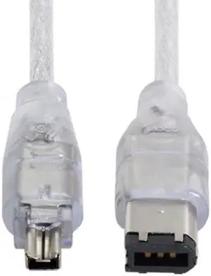 JAENFONG 1394 6Pin to Firewire 400 IEEE 1394 4 Pin Male iLink Adapter Cord Cable for Camera Camcorder