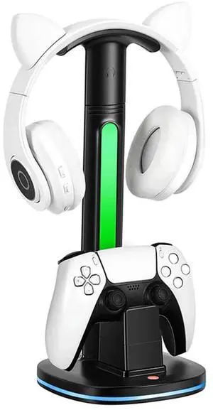 Controller Charger Headset Display Holder Game Handle Charger Base 5V 2.4A Controller Docking Station Type-C Charging Cable