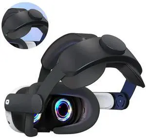 Adjustable VR Head Band Enhanced Support VR Replacement Elite Head Strap Reduced Pressure for Quest 3 VR Accessories