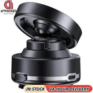 Magnetic Vacuum Car Mount Phone Holder 360° Rotatable Vacuum Adsorption Car Phone Mount for phones 4.7Inch+
