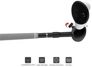 VR Golf Club Golf Club Attachment 80 Degree Keep Tracking Realistic VR Golf Simulator Handle for Quest 3S/Quest 3/Quest 2