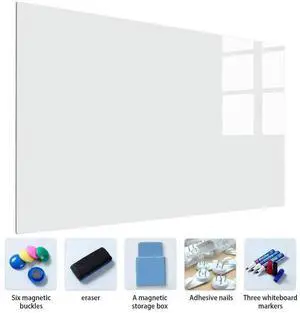 Magnetic White Board Sticker Include Marker Magnet Eraser Removable Erasable Surface for Teaching Training Office and Home Use Magnetic White Board Sticker Include Marker Magnet Eraser Removable Erasable Surface for Teaching Training Office and Home Use