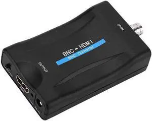 JAENFONG BNC to HDMI Converter Adapter Female CVBS BNC HDMI Coax 1080P Output HDCP Hook Security Camera DVRs Surveillance