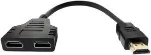 JAENFONG HDMI Splitter Multimedia Interface HDMI Adapter For HDMI HD Led Lcd Tv