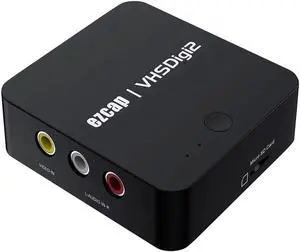 JAENFONG AV Recorder Audio Video Capture Box Converter Old VHS VCR DVD DVR Camcorder Tapes To Digital Format Save In SD Card directly