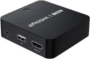 JAENFONG EzCAP181 AV Converter, Record & Digitalize Video From VHS, VCR,DVD Player To Digital MP4 Format, SD Card/USB Driver HDMI Output