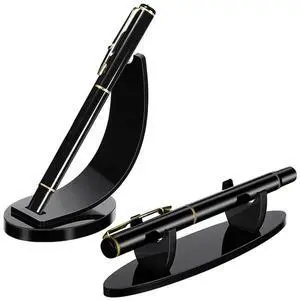 10 Pieces Acrylic Pen Holder Display Stand Pencil Display Holder Fountain Pen Ballpoint Pen Display Rack (Black) 10 Pieces Acrylic Pen Holder Display Stand Pencil Display Holder Fountain Pen Ballpoint Pen Display Rack (Black)
