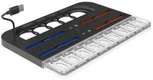 Charger Dock for Nintendo for Switch 2 for Joycon Controller with 9 Game Card Slots Charging Station Charges Up To 4 Controllers Charger Dock for Nintendo for Switch 2 for Joycon Controller with 9 Game Card Slots Charging Station Charges Up To 4 Controllers