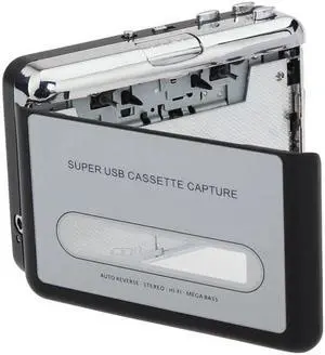 JAENFONG Classic USB Cassette Player Cassette to MP3 Converter Capture Audio Music Player Cassette Recorders Convert music
