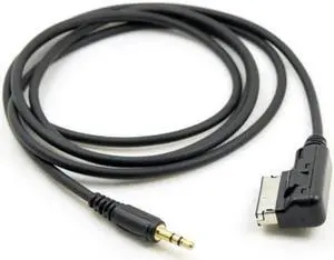 JAENFONG Media In AMI MDI to Stereo 3.5mm Audio Aux Adapter Cable For Car Mercedes BenziPhoneCell Phone