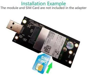 Multi-functional Classic Practical NGFF M.2 to USB 3.0 Adapter Expansion Cards with SIM 8pin Card Slot for Desktop