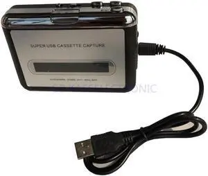 JAENFONG Cassette Player USB convert old cassette tape to mp3 portable player through PC