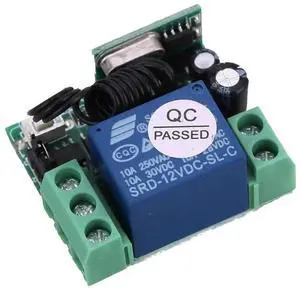 Wireless Remote Control Switch DC12V 10A 433MHz Transmitter with Receiver Wireless Remote Control Switch DC12V 10A 433MHz Transmitter with Receiver