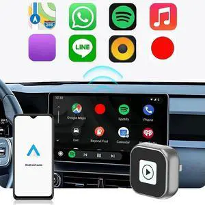 Wireless Android Auto Carplay Box/Adapter Wireless CarPlay Adapter Convert Wired To Wireless Auto Connect for Factory Wired Cars