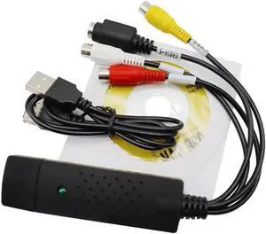 JAENFONG USB 2.0 Capture 4 Channel Video TV DVD VHS Audio Capture Adapter Card TV Video DVR