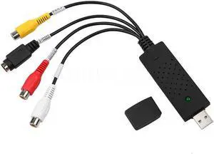 JAENFONG Kebidumei Portable USB 2.0 Easycap Audio Video Capture Card Adapter VHS to DVD Video Capture Converter For Win7/8/XP/Vista