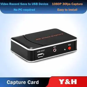 JAENFONG EZCAP 280H HDMI-compatible Game Capture Card HD Video Capture 1080P 30fps HDMI Video Recorder, Compatible with Xbox One/ PS4 JAENFONG EZCAP 280H HDMI-compatible Game Capture Card HD Video Capture 1080P 30fps HDMI Video Recorder, Compatible with Xbox One/ PS4