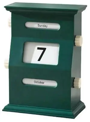 Calendar Desk Retro Calendar Blocks Desk Date Display Desk Decorations Desktop Decor Date Blocks
