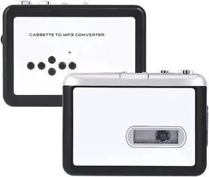 JAENFONG Cassette Tape Player Record Tape to MP3 Digital Converter,USB Cassette Capture,Save to USB Flash Drive Directly