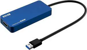 JAENFONG Ezcap 322 4K@30,1080p 120fps HDMI Video Capture Card Video Record Via DSLR,Camcorder,Action Camera Game Broadcast Live Streaming