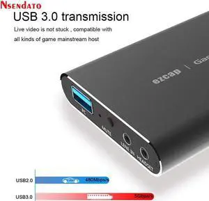 JAENFONG Ezcap311P 4K USB HDMI Video Capture Card 1080P 60fps Live Streaming HDMI USB 3.0 Game Capture Live Boardcast Streaming Recording