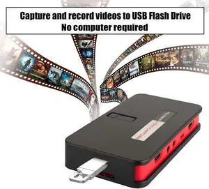 JAENFONG EZCAP 284 1080P Ypbpr AV CVBS HDMI Video Capture Card Game Grabber Box for Switch XBOX PS4 Phone Video Record OBS Live Streaming
