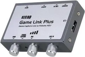 JAENFONG Game Link Plus Game Video Capture Box Capture Card Maximum Support for 2160P Input/Output Resolution with Volume Adjustment Knob