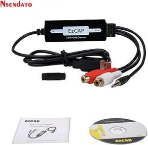 JAENFONG EZCAP USB Audio Capture plate Card Convert CD Tape old Analog Music Cassette to MP3 Record Audio Card to Digital For Mac/Window8 JAENFONG EZCAP USB Audio Capture plate Card Convert CD Tape old Analog Music Cassette to MP3 Record Audio Card to Digital For Mac/Window8