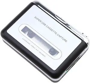 JAENFONG USB Cassette Tape Converter Super Cassette to MP3 Audio capture Music Player Tape to PC Portable Cassette-to-MP3 Converter JAENFONG USB Cassette Tape Converter Super Cassette to MP3 Audio capture Music Player Tape to PC Portable Cassette-to-MP3 Converter