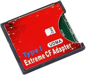 JAENFONG SD SDHC SDXC to High-Speed Extreme Compact Flash CF Type I Adapter For 16/32/64/128 GB