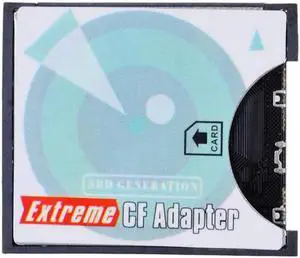 JAENFONG Camera SD SDHC SDXC to High-Speed Extreme Compact Flash CF Type I Memory Card Adapter