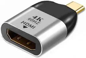 JAENFONG USB-C Type C to HDMI Converter HDTV Adapter 4K 60hz 1080p for TabletPhoneLaptop