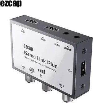 JAENFONG Ezcap312 HDMI Loop Capture Card USB 2.0 Audio Video Recording Box for XBox PS3 PS4 Switch PC Game Live Streaming Line In Mic IN