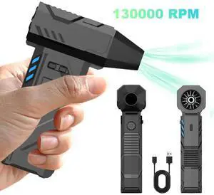 13000RPM Mini Turbo Fan Rechargeable Powerful Air Blower Multifunctional Portable Turbo Jet Fan for Cleaning Computer Keyboards