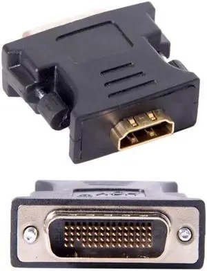 JAENFONG DMS-59pin Male to HDMI 1.4 19Pin Female Extension Adapter for PC Graphics Card