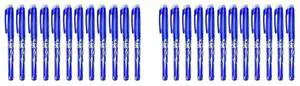 Erasable Ballpoint Pen, 24 Pcs Blue Eraser Pen, 0.5Mm Refille Eraser Pen, Rollerball Erasable
