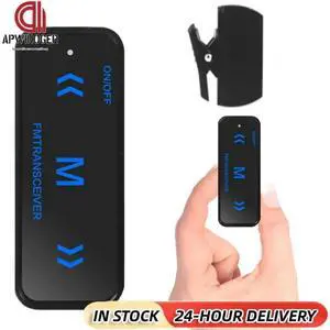 Mini Walkie Talkie with Earpiece 400-480Mhz Two Way Radio 2W Handheld Walky Talky Long Range for Hair Salon Restaurant