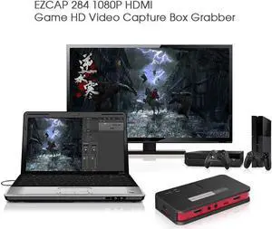 JAENFONG EZCAP 284 1080P HDMI Game HD Video Capture Box Grabber For XBOX PS3 PS4 TV Medical online Video Live Streaming Video Recorde