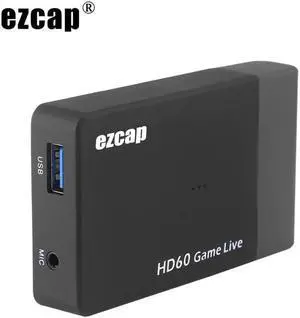 JAENFONG 1080P 60fps 4K Video Capture Card HDMI To USB 3.0 Record Box for PS4 DVD Camera PC Game Recording Live Streaming HDMI Loop Mic