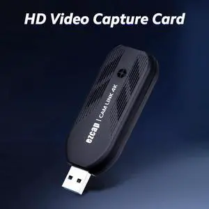 JAENFONG CAM LINK 4K USB Video Capture Card DLSR Camera Video Camera DV Live Broadcast Camera Capture Card Wide Compatibility