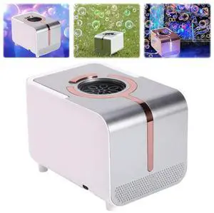 Automatic Bubble Blower Operated by Plug in Or Batteries Bubble Electric Bubble Machine for Indoor Outdoor Birthday Party