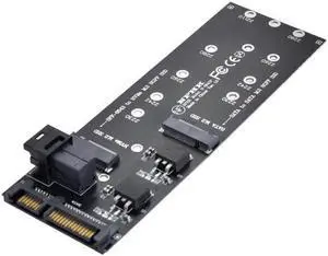 JAENFONG U2 Kit NGFF M-Key to HD Mini SAS NVME PCIe SSD SATA Adapter for Motherboard